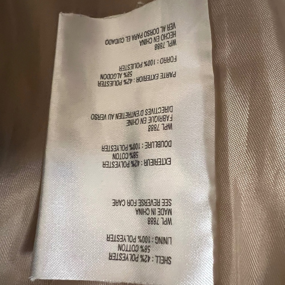 Michael Kors Trench Coat with Hood, Petite Size - Picture 9 of 10